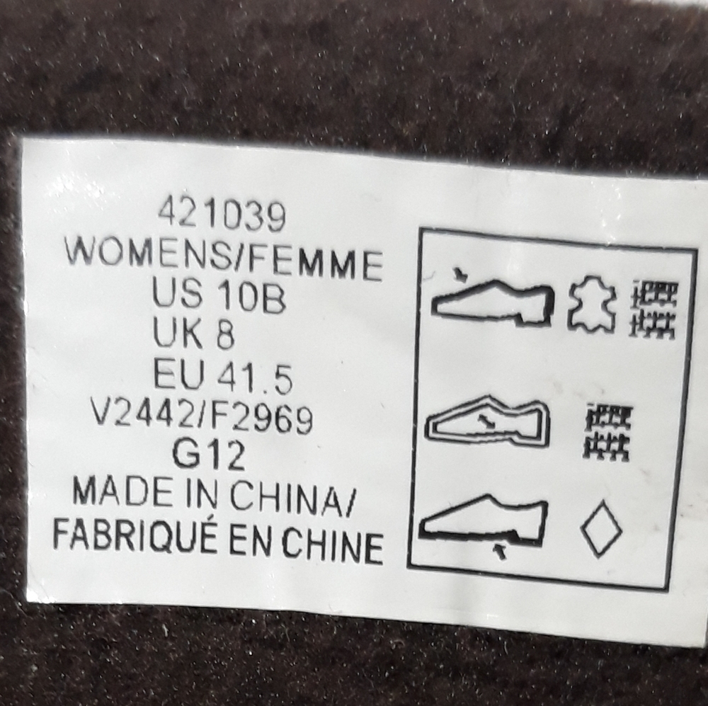 Land's End Women's Suede & Quilted  Brown Fur Trim Fleece Lined Boots Size 10B - Picture 9 of 11